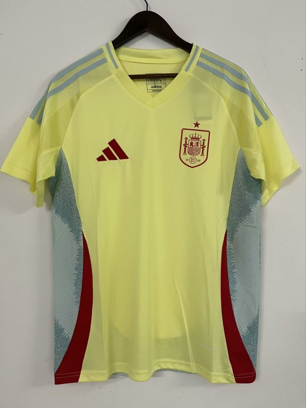Spain away  Fans  1:1 Quality Soccer Jersey  24-25