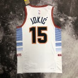 Denver Nuggets  City Edition White #15 JOKIC  1:1 Quality NBA  Season Jerseys 2023