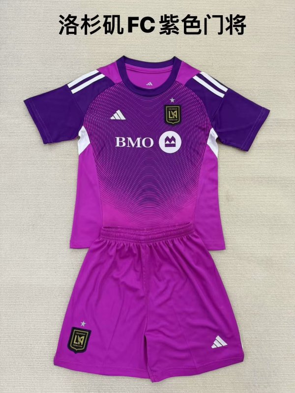LA Galaxy   goalkeeper fans kits  1:1 Quality Soccer Jersey   25-26 (kids and man )