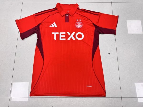 Aberdeen Home Fans 1:1 Quality Soccer Jersey  25-26