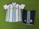 Argentina Home Kids Player 1:1 Quality Soccer Jersey 26-27（2026）