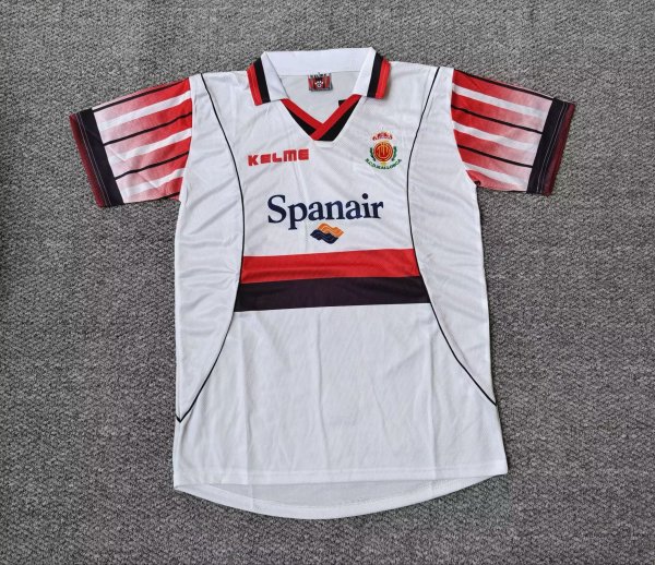 Retro Mallorca Away White  1:1 Quality Soccer Jersey 1997-1999