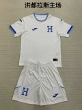 Honduras home  Kids  1:1 Quality Soccer Jersey   24-25