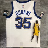 Golden State Warriors White  #35 DURANT  1:1 Quality NBA Season Jerseys