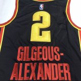 Oklahoma City Thunder Blue City Edition #2 GILGEOUS-ALEXANDER  1:1 Quality NBA Jerseys
