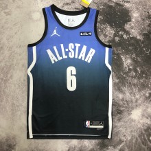 Los Angeles Lakers Blue #6 James  round neck All-Sta  1:1 Quality NBA Season Jerseys  2023