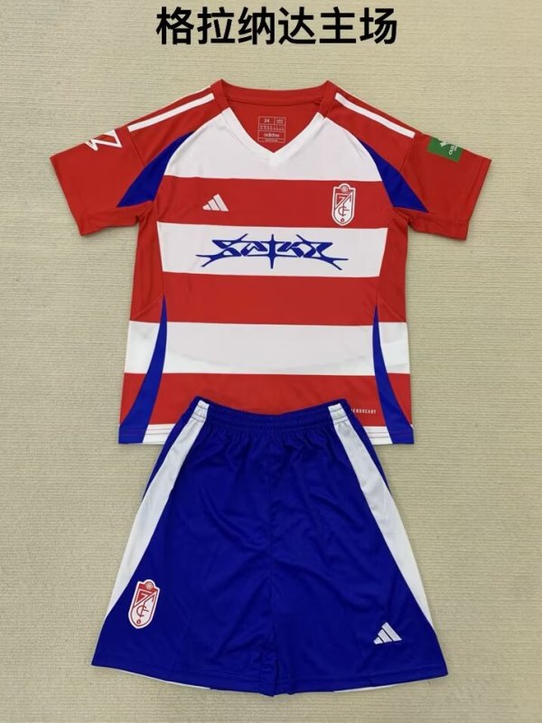 Granada home   fans 1:1 Quality Soccer Jersey   have kids  (16-2XL)   24-25
