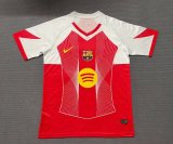 Barcelona Pre match outfit Red  fans   1:1 Quality Soccer Jersey  25-26