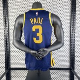 Golden State Warriors Blue Jordan #3 PAUL 1:1 Quality NBA Season Jerseys 2023