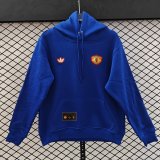 Manchester United Hoodie Black Blue Green  Red  Grey  White Jacket  Tracksuit  1:1 Quality Soccer Jersey  25-26