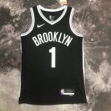 Brooklyn Nets Black #1 BRIDGES 1:1 Quality NBA  Season Jerseys 2023