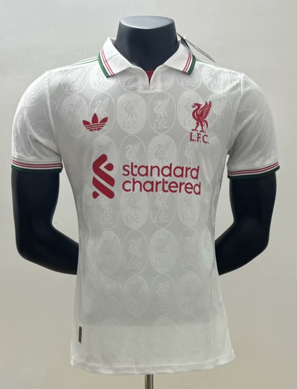Liverpool Special Edition White  Player  1:1 Quality Soccer Jersey   25-26
