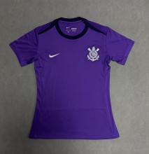 Corinthians training women fans 1:1 Quality Soccer Jersey   25-26
