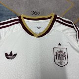 Spain Away Fans Long Sleeve 1:1 Quality Soccer Jersey 26-27（2026）