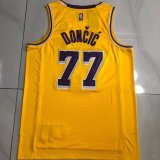 Los Angeles Lakers Retro Yollow #77 DONCIC 1:1 Quality NBA Jerseys