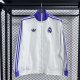 Real Madrid  Windbreaker  White 1:1 Quality Soccer Jersey  25-26