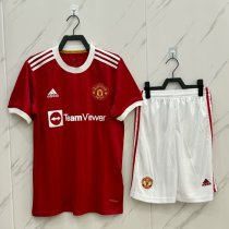 Retro Manchester United   Kits Suit   Home Fans 1:1 Quality Soccer Jersey   2021-2022