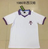 Retro West Ham  Away white  1:1 Quality Soccer Jersey  1980