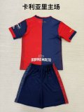 Cagliari Calcio  home fans 1:1 Quality Soccer Jersey   have kids  (16-2XL)   24-25