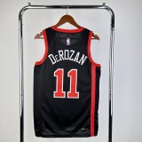 Chicago Bulls Black City Edition #11 DEROZAN 1:1 Quality NBA  Season Jerseys 2024