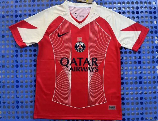 PSG Paris Special Edition Red Fans 1:1 Quality Soccer Jersey   25-26