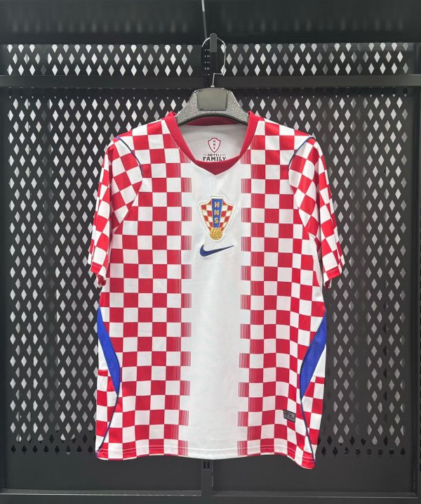 Croatia Home Fans 1:1 Quality Soccer Jersey   26-27（2026）