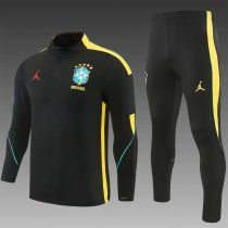 Brazil Training Tracksuit Black (Kids And Man 16-2XL)  1:1  25-26