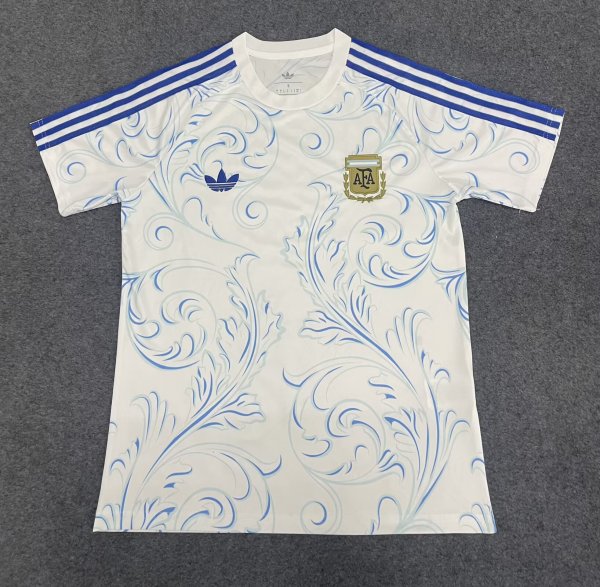 Argentina Training  Special Edition Fans Blue White 1:1 Quality Soccer Jersey 26-27（2026）