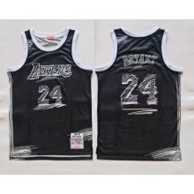 Los Angeles Lakers hand-drawn sketch Black   Kobe #24 BRYANT 1:1 Quality NBA Season Jerseys 2026