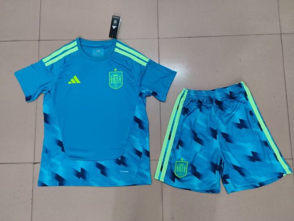 Spain Goalkeeper  With Pants Sets Fans 1:1 Quality Soccer Jersey 26-27（2026）