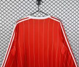 Retro Nottingham Forest Home Long Sleeve  1:1 Quality Soccer Jersey 1982-1984