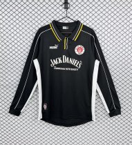Retro St. Pauli  Away  Long Sleeve  Fans 1:1 Quality Soccer Jersey 1999-2000