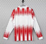 AS Cannes Home Long Sleeve  Fans 1:1 Quality Soccer Jersey  1991-1992