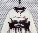 Retro St. Pauli  Home Long Sleeve Fans 1:1 Quality Soccer Jersey 1997-1998