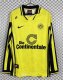 Retro Dortmund Home Fans Long Sleeve  1:1 Quality Soccer Jersey   1996-1997