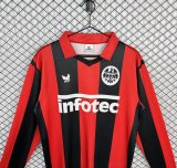 Retro Frankfurt  Home Long Sleeve 1:1 Quality Soccer Jersey  1983-1984