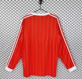 Retro Nottingham Forest Home Long Sleeve  1:1 Quality Soccer Jersey 1982-1984