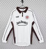 Retro St. Pauli  Home Fans long Sleeve  1:1 Quality Soccer Jersey 1999-2000
