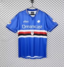 Retro Sampdoria Home Fans 1:1 Quality Soccer Jersey 2000-2001