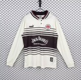 Retro St. Pauli  Home Long Sleeve Fans 1:1 Quality Soccer Jersey 1997-1998