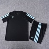 Adidas Clover Training Black With Pants Sets Fans 1:1 Quality Soccer Jersey  26-27（2026）