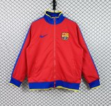 Retro Barcelona Windbreaker  red 1:1 Quality Soccer Jersey 2010-2011
