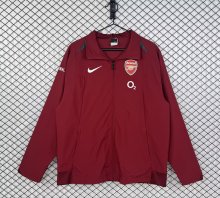 Retro Arsenal Windbreaker Red   1:1 Quality Soccer Jersey 2005-2006