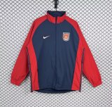 Retro Arsenal Windbreaker Blue 1:1 Quality Soccer Jersey 1998-1999