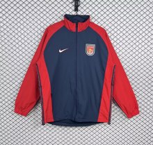 Retro Arsenal Windbreaker Blue 1:1 Quality Soccer Jersey 1998-1999