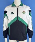 Betis Windbreaker White  Green 1:1 Quality Soccer Jersey  1996-1997
