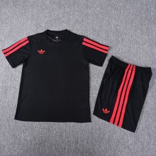Adidas Clover Training Black With Pants Sets Fans 1:1 Quality Soccer Jersey  26-27（2026）