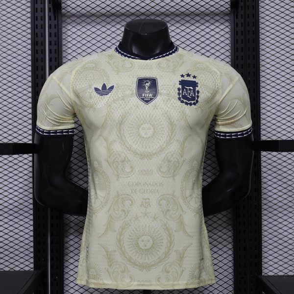 Argentina Special Edition Player Yellow   1:1 Quality Soccer Jersey 26-27（2026）