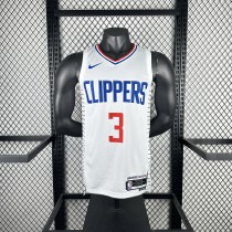 Los Angeles Clippers  White #3 PAUL 1:1 Quality NBA  Season Jerseys 2023