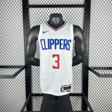 Los Angeles Clippers  White #3 PAUL 1:1 Quality NBA  Season Jerseys 2023